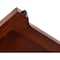 Alpine Industries Double-Sided Brass Plated Wooden Bilingual Caution Wet Floor Sign ALP499-BRA-MK - alternate 2